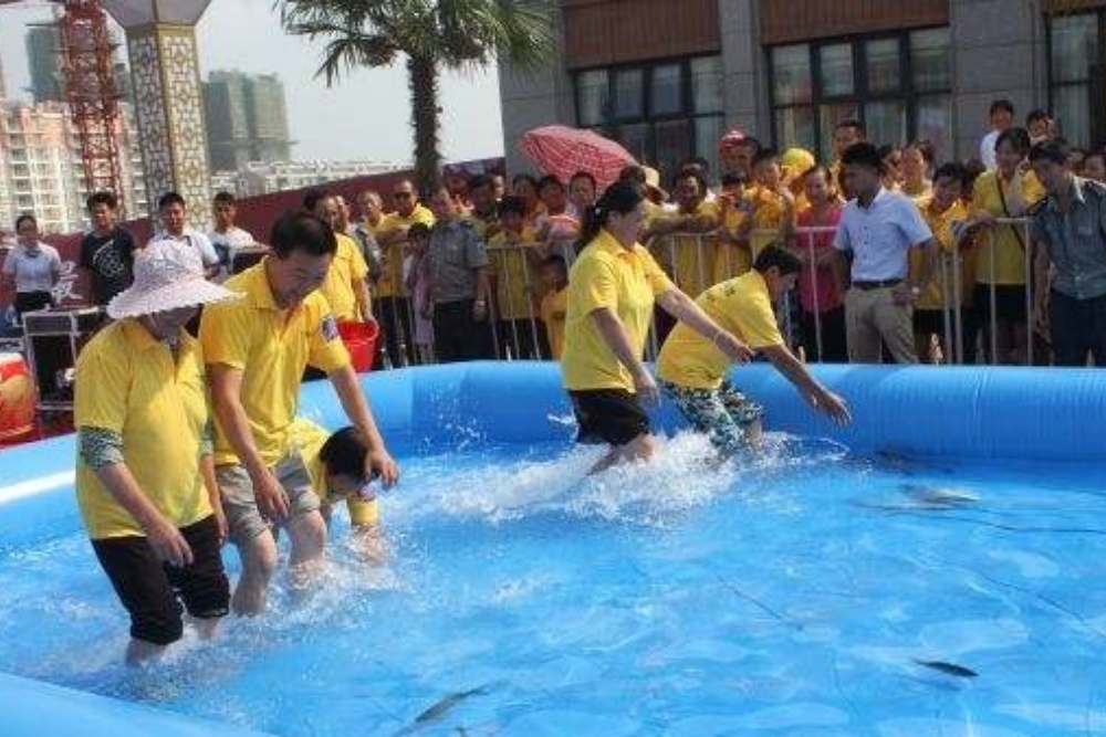 水上撈魚(yú)